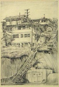 Hillside Houses, Sunset Blvd, Los Angeles (no. 248) by Carl W. Heilborn