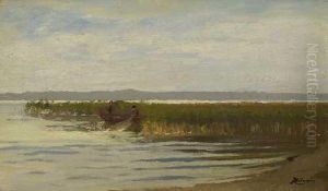Fischer Am Seeufer by Joseph Heilmair