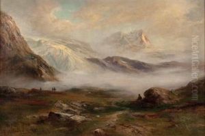 Aufheiterung Im Stubaital, Tirol, Nach Regentagen by Anton Paul Heilmann