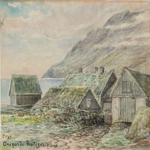 Scene From Videro, Faroe Islands by Flora Heilmann
