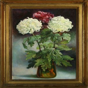 Flowers In A Vase by Flora Heilmann