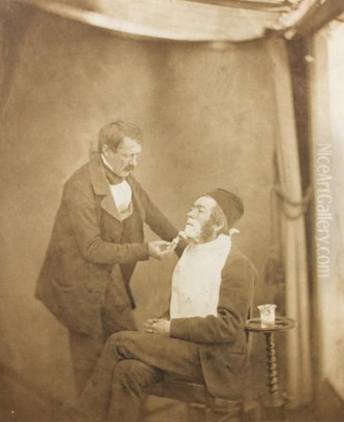 Autoportrait Chez Le Barbier - view 1