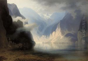 Lake Konigsee, Berchtesgaden In Germany by Karl Heilmayer