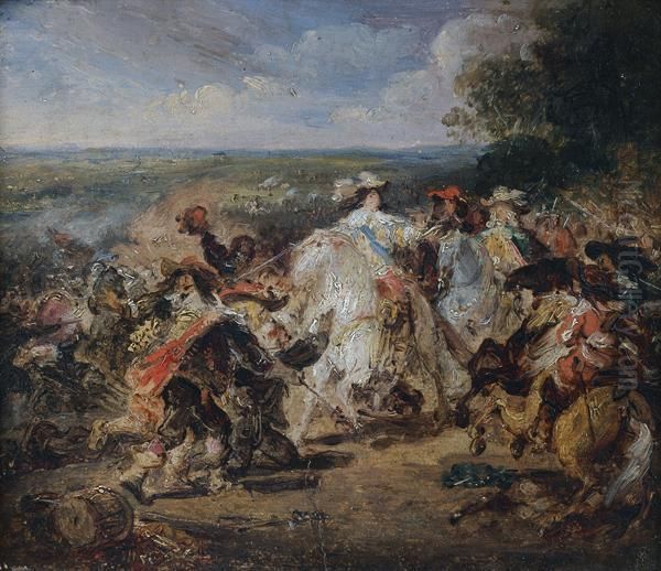 Esquisse Pour La Bataille De Rocroy - view 1