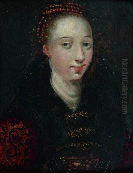 Portrait De Jeune Femme Dit Portrait D'isabelle De France - view 1