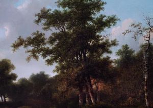 Weite Landschaft Mit Feldweg An
Einem Waldrand by Christianus Hendric. Hein