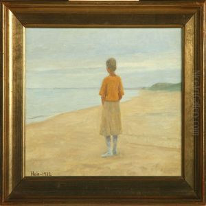 Gertrud Ved Skagen Strand by Einar Hein