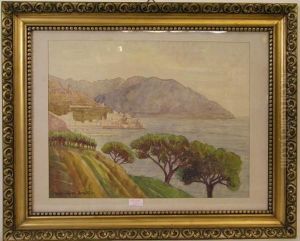 Kuste Von Amalfi by Georg Heine