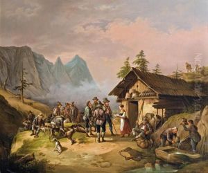 Rast Der Jagdgesellschaft