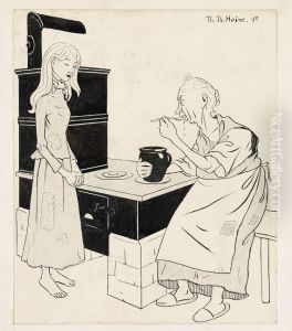 Arme-leute-essen by Thomas Theodor Heine