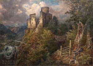 Castle Ruin In Tyrol