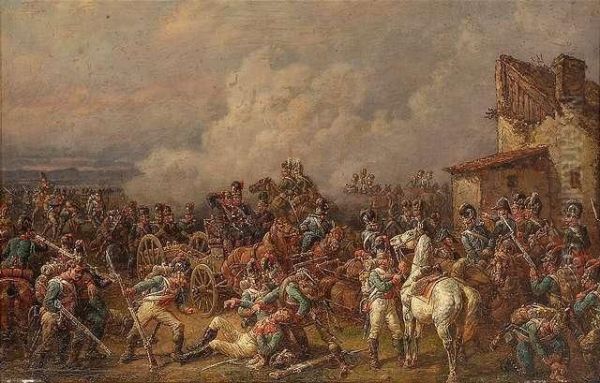 Getummel In Der Schlacht Von Abensberg Imapril 1809 - view 1