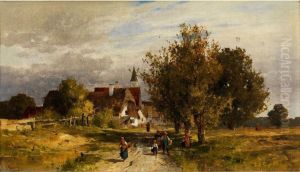 Oberbayerische Landschaft by Karl Adam Heinisch