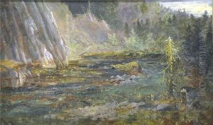Gebirgssee Amwaldrand by Heinrich Heinlein