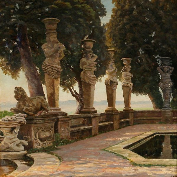 View From Villa Borghese In Rome - view 1