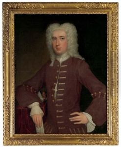 Portrait Of A Gentleman, Identified As Alexander Keith Of Ravelston, Half-length, In A Brown Coat, Holding A Letter
