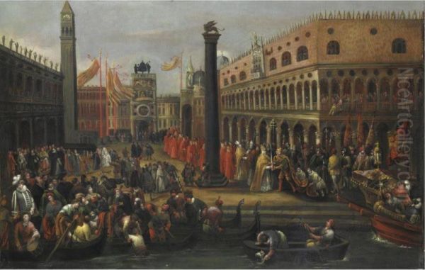 Venezia, Cerimonia In Piazza San Marco - view 1