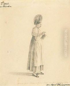 Schweizer Bauerin. by Carl Friedrich Heinzmann