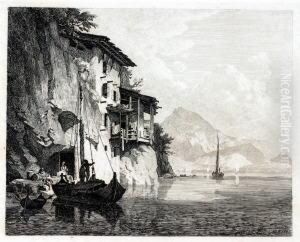 Am Gardasee by Carl Friedrich Heinzmann