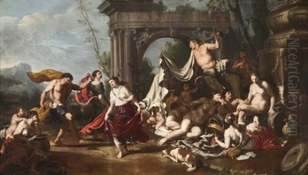 Danse De Satyres Et De Nymphes Et Bacchanale - view 1