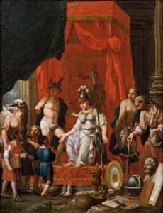 Minerva Als Gottin Der Kunste by Johann Heiss