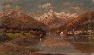 Zell Am See, Im Hintergrund Das Kitzsteinhorn by Paul Heitinger
