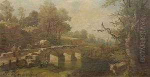 Landscape With A Bridge by Paul Heitinger