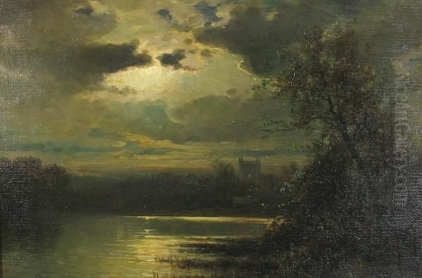 A Moonlit Lake - view 1