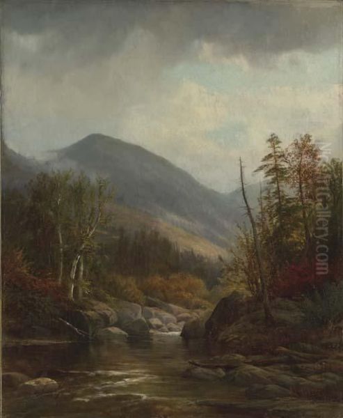 Autumn Landscape With River - view 1