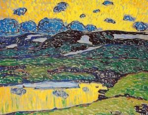 Norwegische Landschaft by Alfred Hermann Helberger