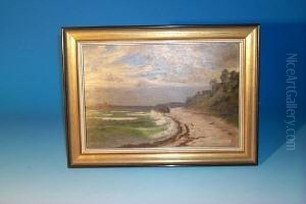 "rugen" Links In Ufernahe Segler. Unten Rechts Signiert P. Helbig - view 1