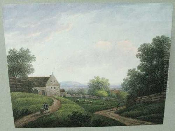 Prospect Vom Dorf
Pestitz Bey Dresden - view 1