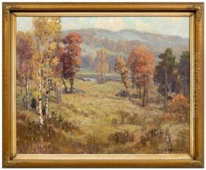 Mountain Meadow Landscape In
Autumn by Knute Heldner