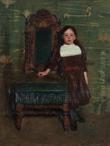 Madchenbildnis by Adolf Heller