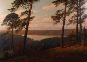 Abendstimmung Am Markischen See by Rudolf Hellgrewe