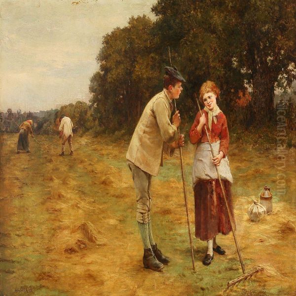 Wanderer Asking A Girl For Direction - view 1