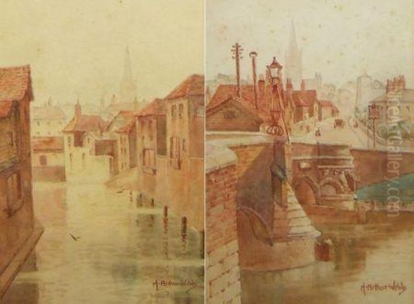 Bishop Bridge; And View On The Wensum - view 1