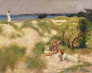Behind The Dunes by Wilhelm Hempfing