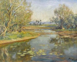Herbst Am Altrhein by Wilhelm Hempfing