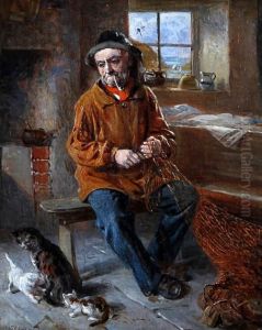 Mending The Nets by William Hemsley