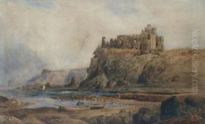 Tantallon Castle by Thomas Marie Madawaska Hemy