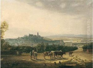 View Of Lancaster From The East by John Henderson
