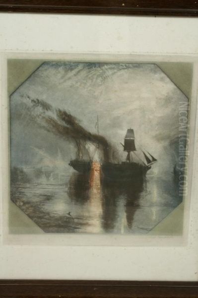 Fire On Board Ship - view 1