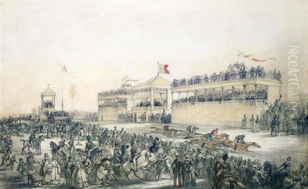 The Running Of The First Races At Brussels - view 1