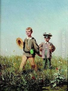 "auf Schmetterlingsfang".