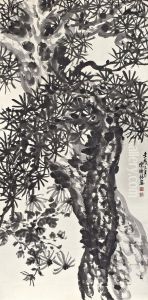 Pine And Chrysanthemum by Chen Hengke