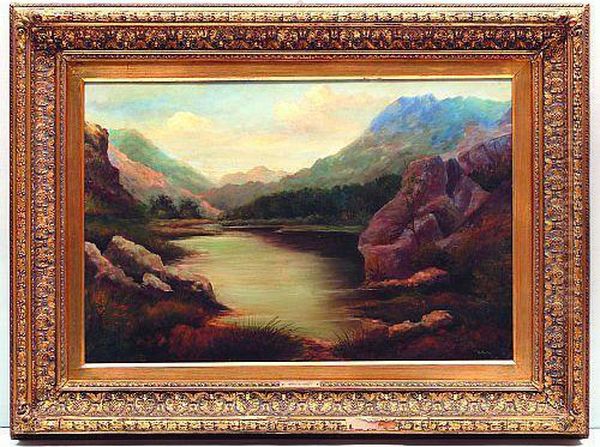 Paisaje Con Lago - view 1