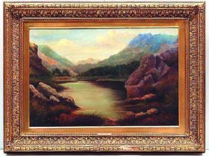 Paisaje Con Lago by Henry W. Henley