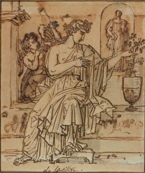 Figure Allegorique La Sensitive - view 1