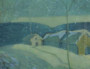 Winter Homestead, The Laurentians by Frank Charles Hennessey